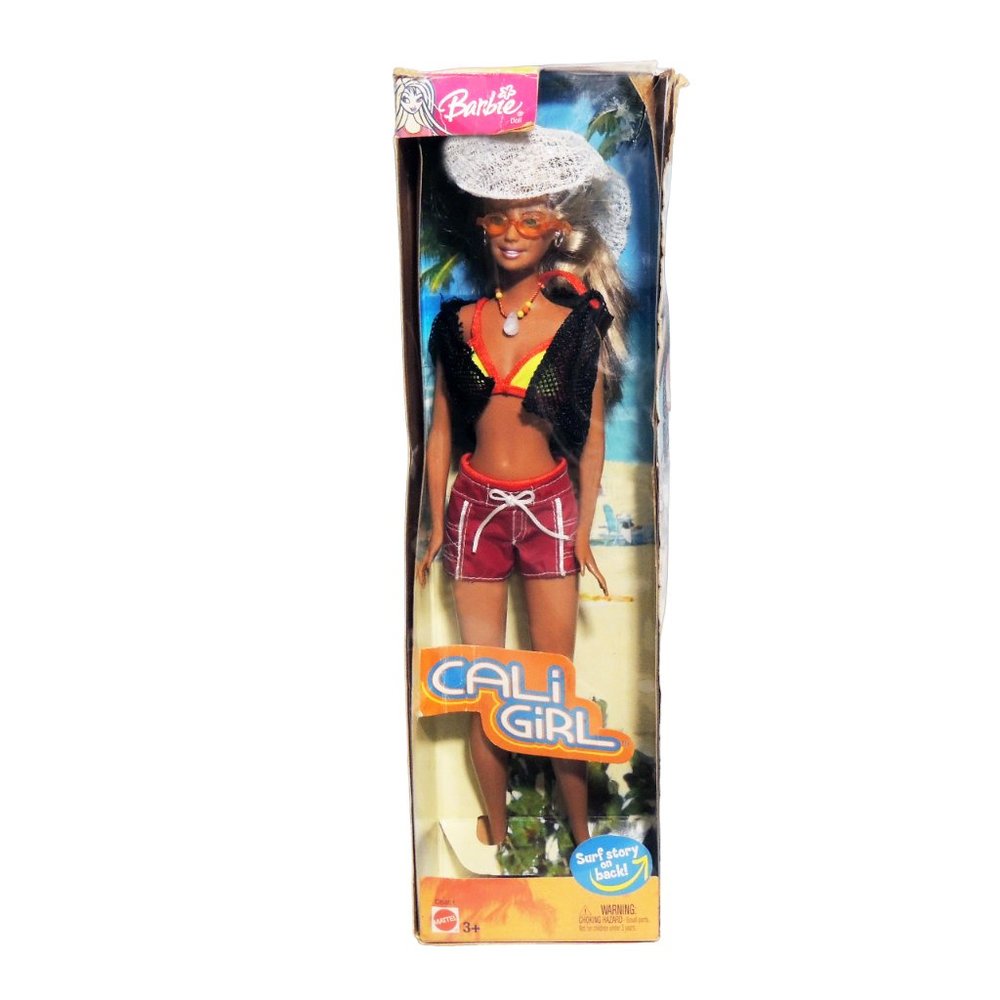 Vintage 2003 Mattel Cali Girl Barbie with Sunglasses Edition